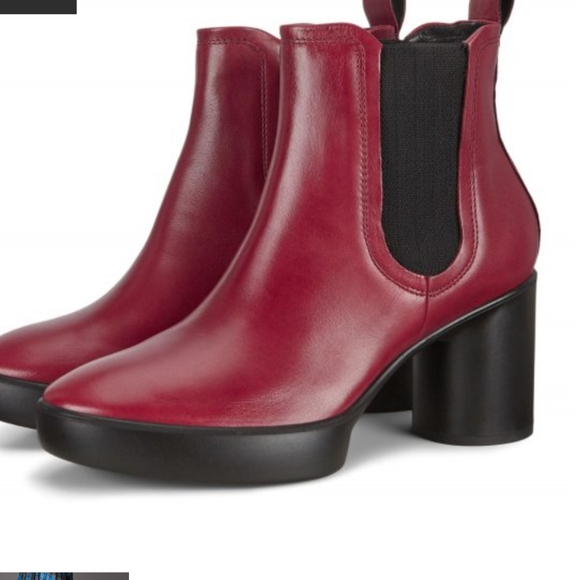 ECCO SHAPE SCULPTED MOTION 55 RED | WOMENS BOOTS - Picture 8 of 11